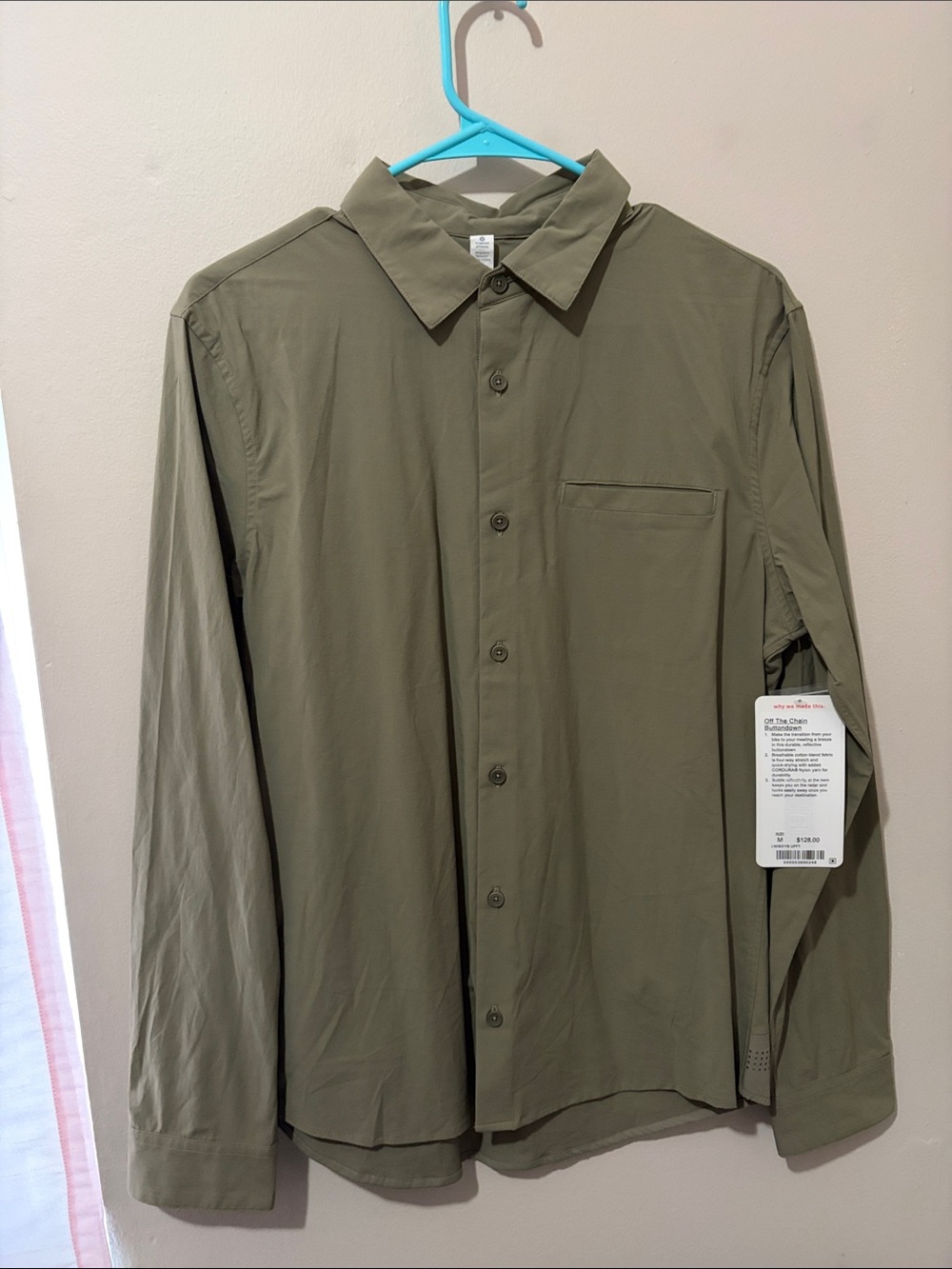 lululemon athletica Men's Olive Shirt-Jacket